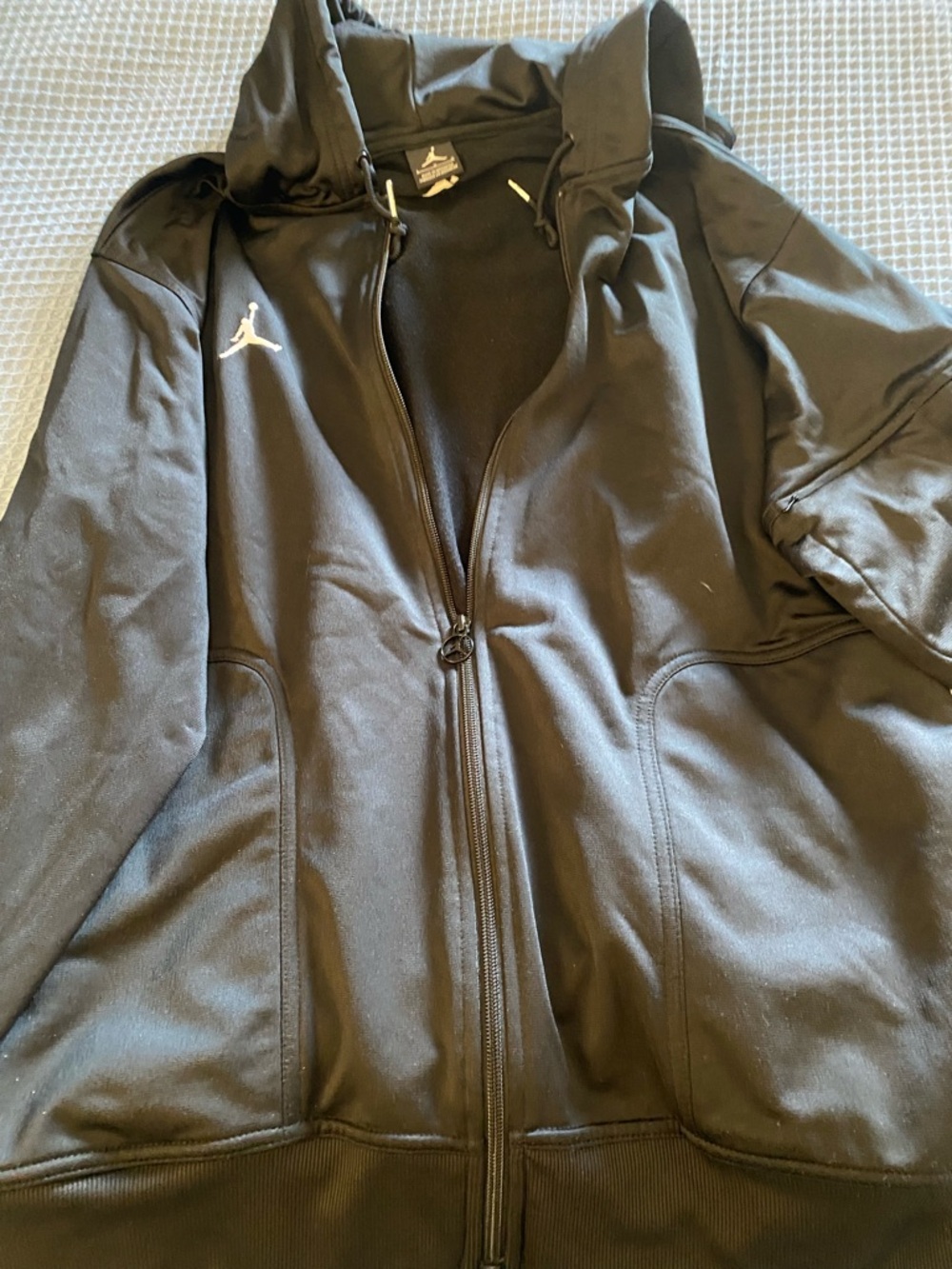 Jordan Black Full-Zip Hoodie Jacket